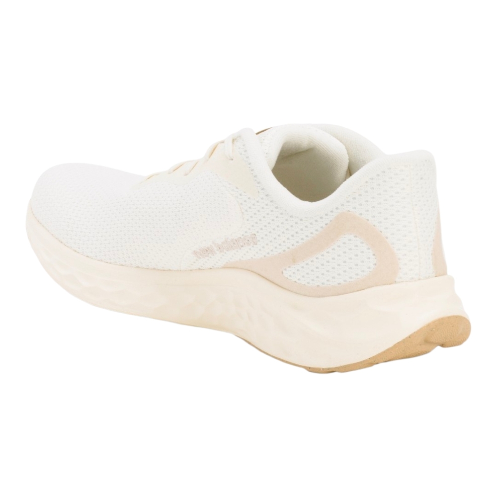 Neutral Cream Mesh Running Sneaker with Beige Accent - Picture 2 of 3